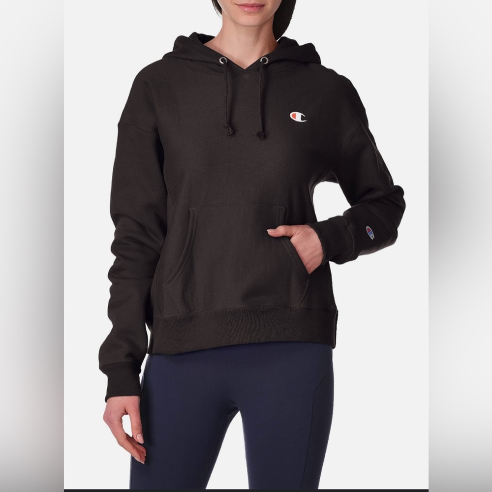 Champion Black Hoodie Small